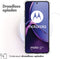 iMoshion Hoesje Geschikt voor Motorola Moto G84 Hoesje Siliconen - iMoshion Shockproof Case - Transparant