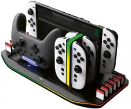 Nacon Switch 2 - Dock & Oplader - Laadstation voor 2 Joy-Con™ en 1 Pro-controller - Zwart