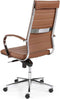 Ergonomische bureaustoel design 601 hoge rug in Wit
