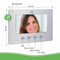 ELRO DV477W3 Video Deur Intercom - 3 Appartementen - Met 3x 7 inch kleurenscherm - Verstelbare camera met nachtzicht - Color Night Vision - 16 Beltonen