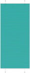 vidaXL - Plissé - rolgordijn - 90x200 - cm - stofbreedte - 89,4 - cm - petrol - groen