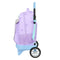 Schoolrugzak met Wielen Frozen Spirit Lila 33 x 45 x 22 cm