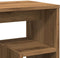 vidaXL - Nachtkastjes - 2 - st - 40x30x40 - cm - bewerkt - hout - artisanaal - eiken