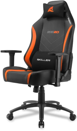 Sharkoon Skiller SGS20 - Gaming chair - Max. draaggewicht 120 kg - Oranje