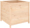 vidaXL - Plantenbak - 82,5x82,5x78 - cm - massief - grenenhout