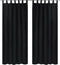 vidaXL - Micro-Satijnen - Gordijnen - met - Ringen - 140 - x - 245 - cm - 2 - stuks - (Creme)