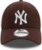 New Era - New York Yankees Melton Wool Dark Brown 9FORTY Adjustable Cap