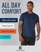 Pierre Calvini - Heren T-Shirt Multipack - 100% Katoen - Regular Fit - Korte Mouwen - Crew - Navy Burgundy Olive (3 stuks)