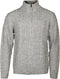 Life Line Marcel Sweater Knit Half Zip Heren Lichtgrijs Maat L