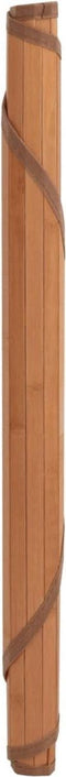vidaXL - Vloerkleed - rond - 60 - cm - bamboe - bruin