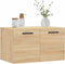 vidaXL - Wandkast - 60x36,5x35 - cm - bewerkt - hout - sonoma - eikenkleurig