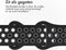 imoshion Sport⁺ bandje - Geschikt voor Apple Watch 1, 2, 3, 4, 5, 6, 7, 8, 9, 10 (42 mm), SE - 38/40/41 mm - Zwart - M/L