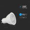 V-TAC VT-247-N-N LED Spot Light - GU10 - Lens 110° - IP20 - White - 6W - 445 Lumens - 3000K
