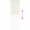 vidaXL - Rolgordijn - verduisterend - 80x210 - cm - stofbreedte - 75,7cm - polyester