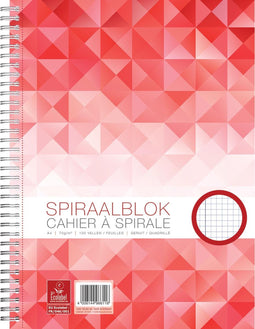 Work spiraalblok A4 - ruit 5 mm - 70 grams - 100 vel