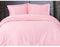 Beddengoedset - Dekbedovertrek 240 x 220 cm + 2 kussenslopen 60 x 60 cm - 100% katoensatijn - Roze (2 stuks)