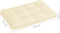 vidaXL - Palletkussens - 2 - st - stof - crèmekleurig