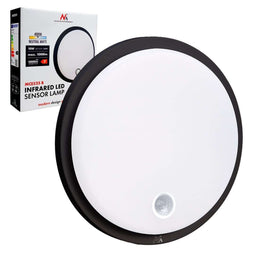 Maclean MCE525 B - LED-lamp met bewegingssensor - PIR-sensor 10 W 1000 lm IP65 - zwart