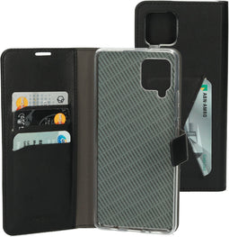 Mobiparts Galaxy A42 5G - Classic Wallet Case - Ruimte voor pasjes - Zwart