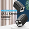 Vention CAT 7 FTP - Keystone koppelaar RJ45 - Plug & Play - Zwart