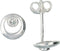 Lilly - Kinderoorknopjes - Rond - Zilver