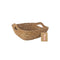 Veelzijdige mand Privilege Bruin vlechtwerk 22 x 22 x 8 cm (12 Stuks)