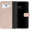 Selencia Galaxy S21 - Echt Lederen Bookcase - 3 Pashouders - Roze