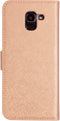 Mobiparts Galaxy J6 (2018) - Wallet Case - Saffiano motief - Bruin