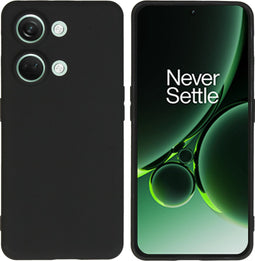iMoshion Hoesje Geschikt voor OnePlus Nord 3 Hoesje Siliconen - iMoshion Color Backcover - Zwart