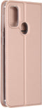 Dux Ducis Hoesje Met Pasjeshouder Geschikt voor Samsung Galaxy M30s / M21 - Dux Ducis Slim Softcase Bookcase - Roze