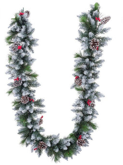 Kerstkrans Groen Multicolour Polyethyleen Plastic Ananas 270 cm