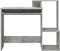 vidaXL - Bureau - Beton - Eik - 106x40x88,5 - cm - Geengineerd - Hout