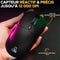 Bedrade gamingmuis - The G-Lab - KULT-COBALT - RGB - 12800 DPI - Zwart