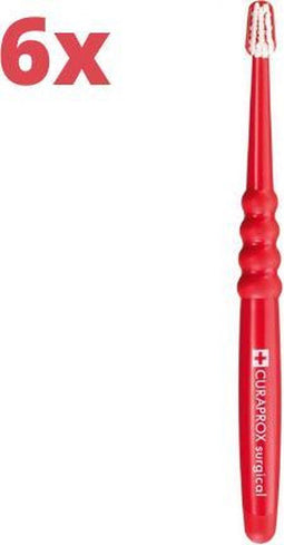 Curaprox Surgical Mega Soft - Tandenborstel - 12.000 Curen® borstelharen - Voordeelverpakking (6 stuks)