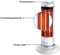 Plein Air Heater PAT-1200 - Keramische Kachel - 1200W -Roteerfunctie