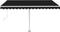 vidaXL - Luifel - automatisch - met - LED - en - windsensor - 400x300 - cm - antraciet