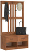 vidaXL - Halboom - SANDENS - 87x40x159,5 - cm - massief - grenenhout