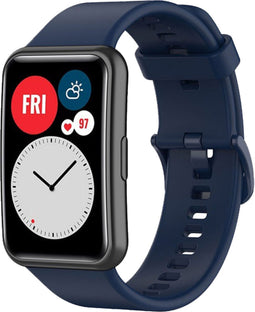 imoshion Siliconen bandje - Geschikt voor Huawei Watch Fit - Donkerblauw