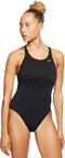Nike Hydrastrong Solid Fastback - Sportbadpak Dames - Comfortabele pasvorm - Zwart - Maat 38