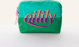 Oilily-Pouch M Mint Leaf-LightBlue