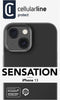 Cellular Line Sensation - Soft case - Antibacterieel - Zwart