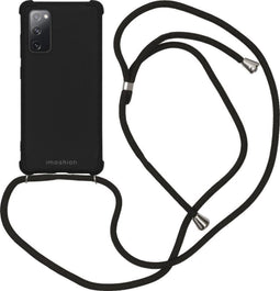 iMoshion Hoesje Geschikt voor Samsung Galaxy S20 FE Hoesje Met Koord - iMoshion Color Backcover met koord - Zwart