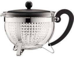 Bodum Chambord - Theepot - 1.5 l met kunststof theefilter - Zwart