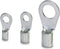 Phoenix Contact 3240083 Ringkabelschoen Dwarsdoorsnede (max.): 6 mm² Gat diameter: 4.3 mm Ongeïsoleerd Zilver 50 stuk(s