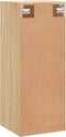 vidaXL - Hangkast - 34,5x34x90 - cm - sonoma - eikenkleurig