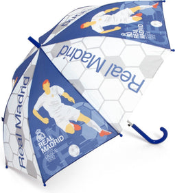 Automatische Paraplu Real Madrid C.F. Blauw Wit (Ø 84 cm)
