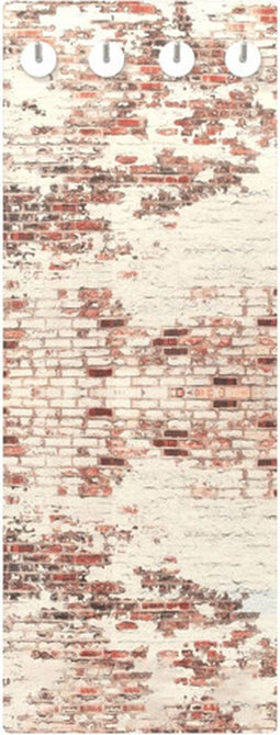 vidaXL - Wandkapstok - stenen - muur - 80x30 - cm - gehard - glas