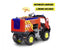 Dickie Unimog U530 - Brandweerwagen - trekhaak en waterpistool met afstandsbediening - Rood