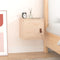 vidaXL - Wandkast - 31,5x30x30 - cm - massief - grenenhout