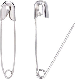 1.000 Veiligheidsspelden zilver 20mm